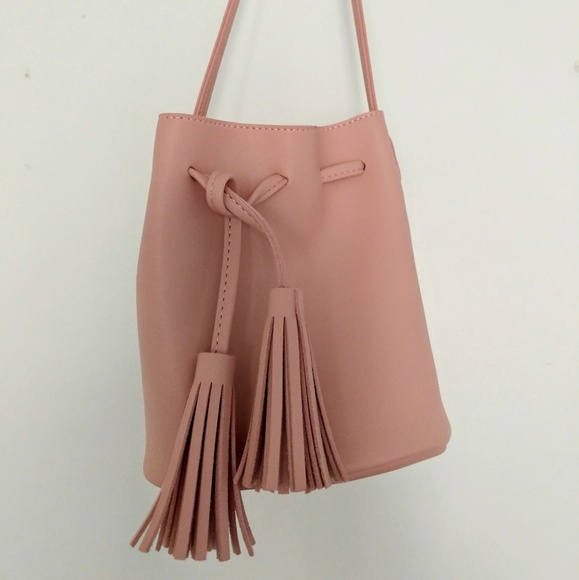 Miniso Bags Bucket Bag With Tassles Poshmark